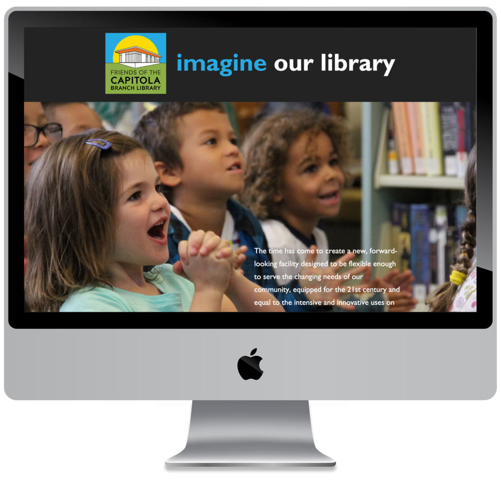 screenshot of the Friends of the Capitola Branch Library individual donor private webpage